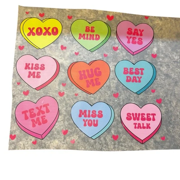 Handcrafted Valentine’s Day canvas Tote Bag - pick one - Buy now price - Picture 14 of 16